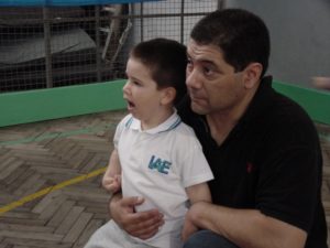 2005 - Con mi Papá - 1er. día de jardín