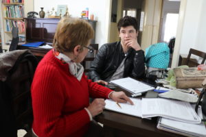 Con Silvia Seyler, mi profe de alemán