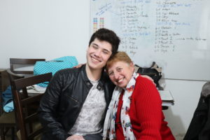 Con Silvia Seyler, mi profe de alemán