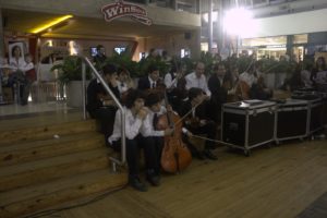 En Santa Fé, antes de una presentación - 2010