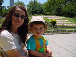 Con mi Mamá en el 2003