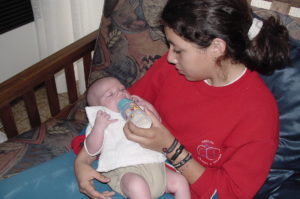 Con mi hermana Vicky - 2001
