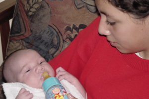 Con mi hermana Vicky - 2001