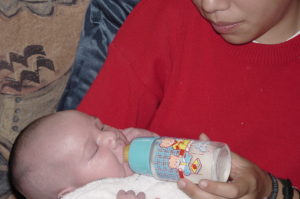 Con mi hermana Vicky - 2001