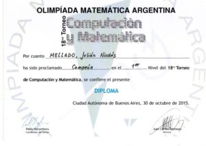 Computación y Matemática 2015