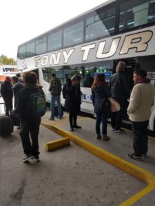 Minutos antes de partir a CABA, para el OIA 2019