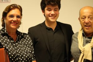 Con Cristina de Dios y Jorge Paredi (Intendente del Partido de Mar Chiquita y Sra.)