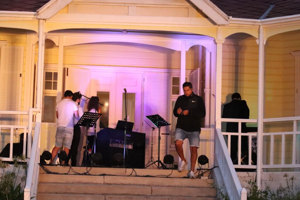 Previa del concierto.